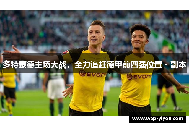 多特蒙德主场大战，全力追赶德甲前四强位置 - 副本